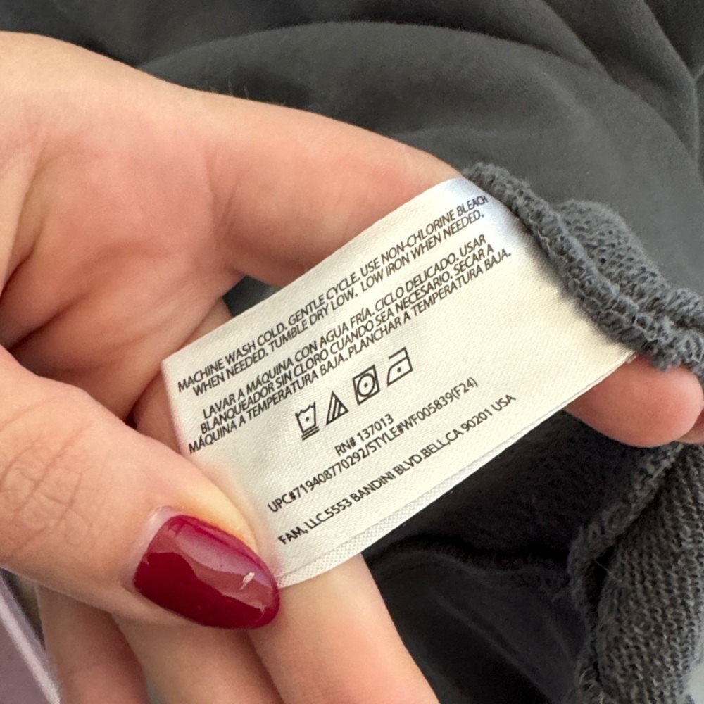 Wildfox Gray Sweatshirt with Pink Text - Picture 5 of 5